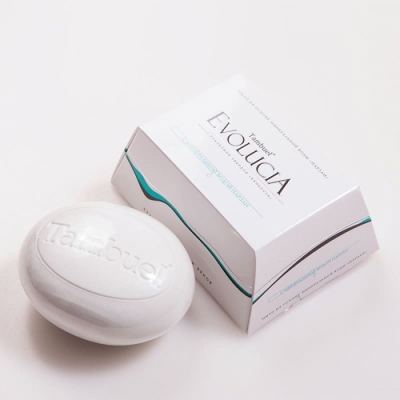 Мыло туалетное твердое «EVOLUCIA» с минеральной водой «Нарзан» 110гр.