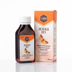 Масло с прополисом и растительными добавками «ЖИВА №1»100мл.