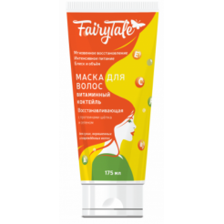 Маска для волос «Витаминный коктейль» восстанавливающая с протеинами шелка и селеном 175мл.