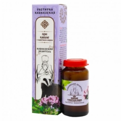 Кавказская растирка «При кашле с барсучьим жиром» 30 мл.