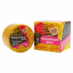 Мерцающий крем «Golden glow» для кожи среднего оттенка «TambuSun» 70 мл.